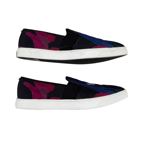 TED BAKER Women's Thfia Floral Pointy Toe Slip-on Sneaker Sz 6 - Picture 6 of 16